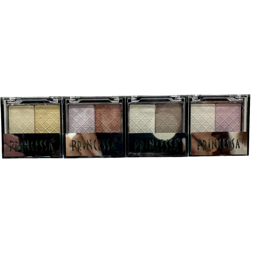 Lot Of 4 Princesses‎ Dual Eyeshadow Pallet